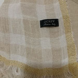 J.Crew Linen Blanket Scarf